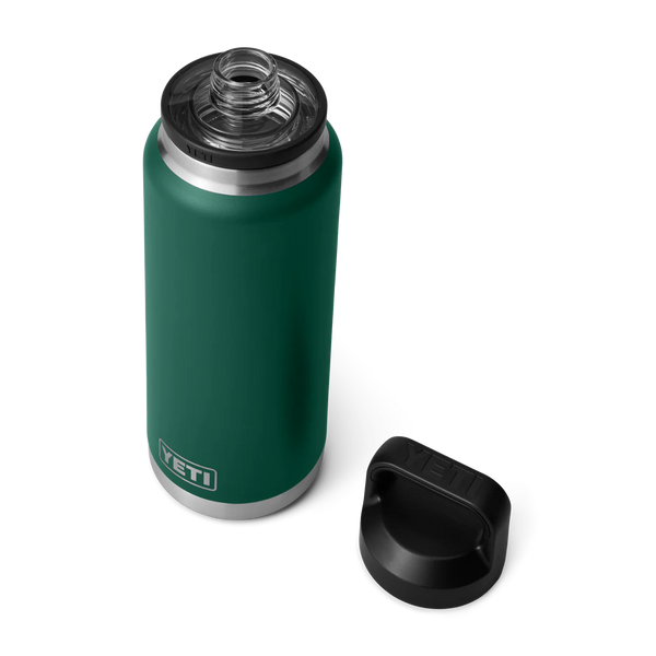 YETI RAMBLER 36 OZ BOTTLE WITH CHUG CAP - Black Forest Green