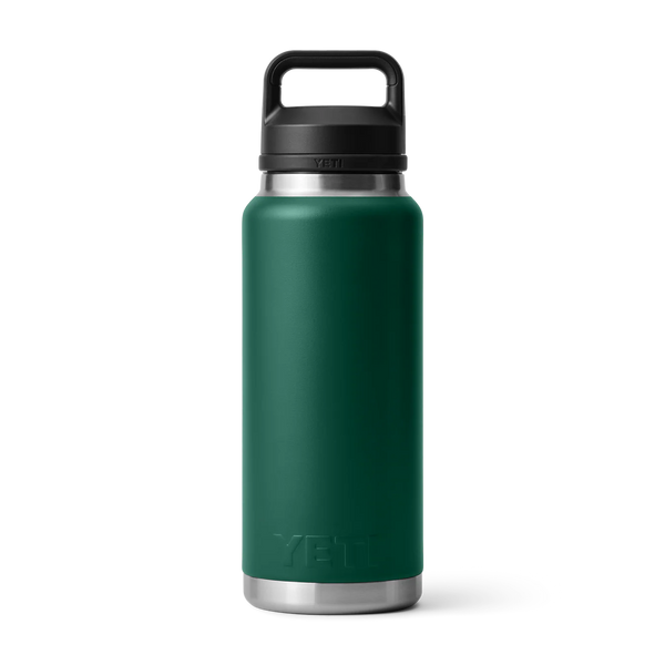 YETI RAMBLER 36 OZ BOTTLE WITH CHUG CAP - Black Forest Green