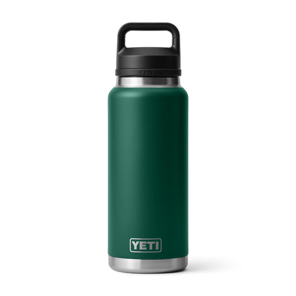 YETI RAMBLER 36 OZ BOTTLE WITH CHUG CAP - Black Forest Green