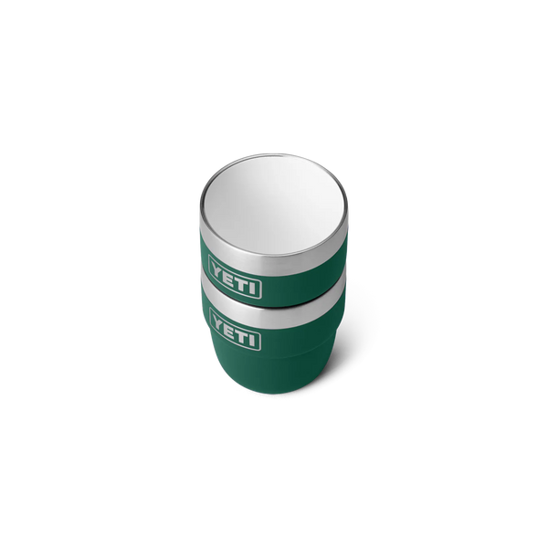 Yeti Rambler 4 oz Espresso Cup 2 PK - Black Forest Green