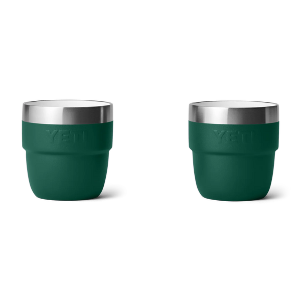 Yeti Rambler 4 oz Espresso Cup 2 PK - Black Forest Green
