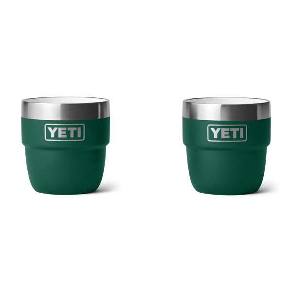 Yeti Rambler 4 oz Espresso Cup 2 PK - Black Forest Green