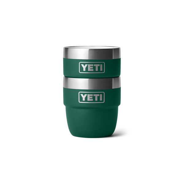 Yeti Rambler 4 oz Espresso Cup 2 PK - Black Forest Green