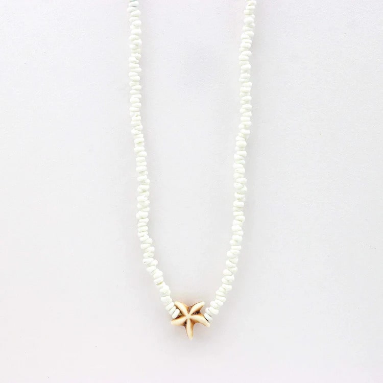 Pineapple Island Tidepool Starfish Necklace