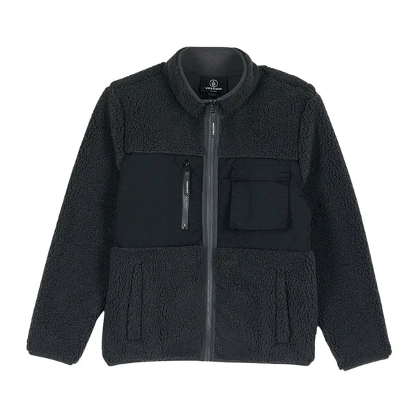 Volcom Storm Stone Zip Fleece - Asphalt Black
