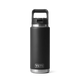 YETI RAMBLER 26 OZ STRAW BOTTLE WITH STRAW LID  - BLACK