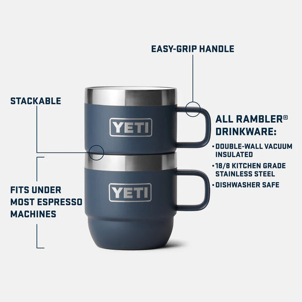 YETI ESPRESSO 6OZ MUG 2 PK - SEAFOAM