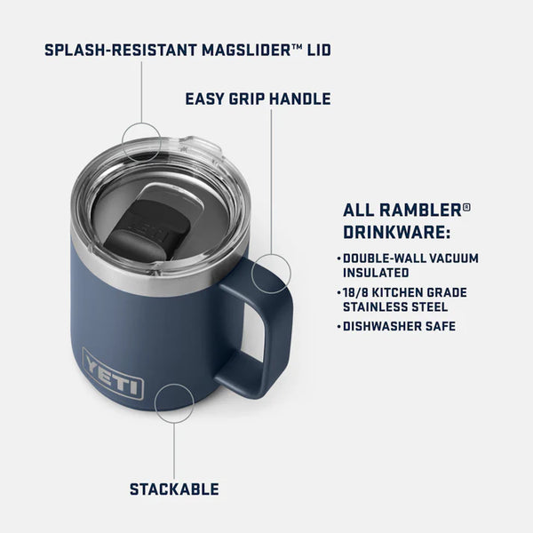 YETI RAMBLER 10 OZ MUG - SEAFOAM