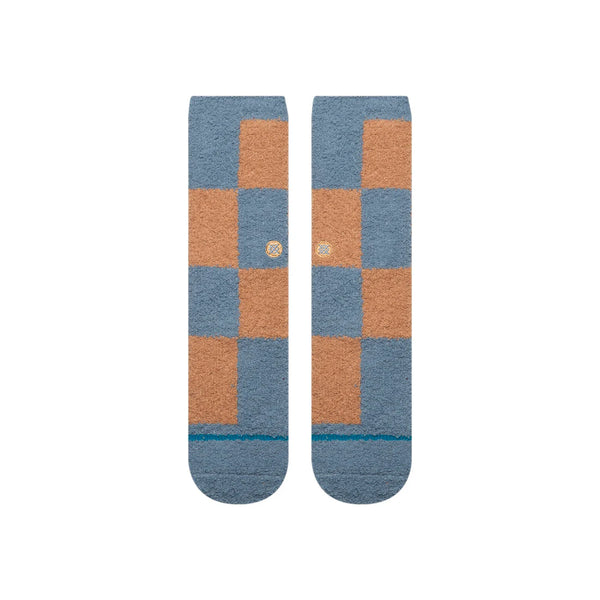 Stance Patchwork Cozy Crew Socks - Seablue