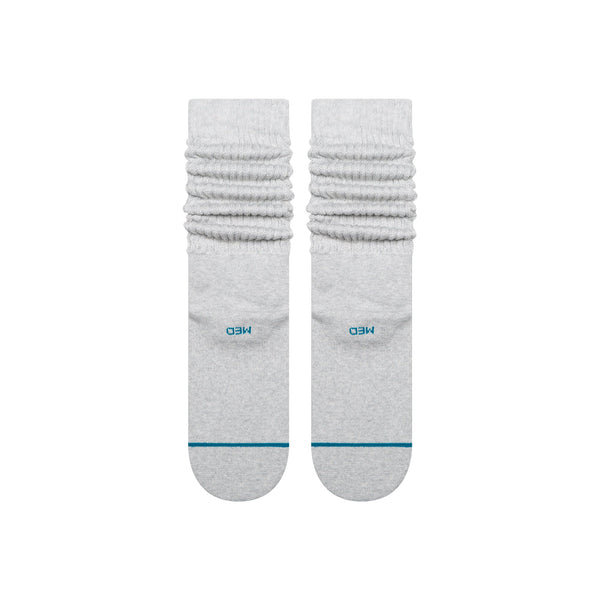 Womens Icon Slouch Crew Socks - Heather Grey - view 3