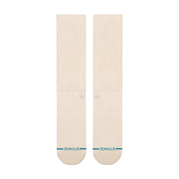 Womens Icon Slouch Crew Socks - Oatmeal - view 2