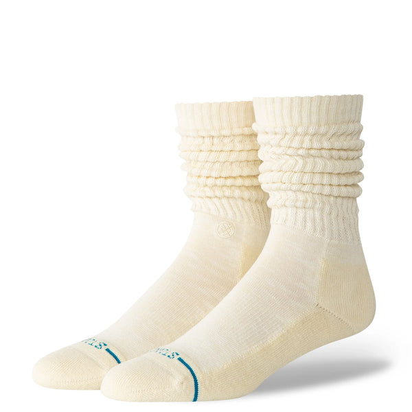 Stance Womens Icon Slouch Crew Socks - Off White