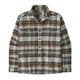 Patagonia Men's Long-Sleeved Fjord Flannel Shirt - Blizzard: Salt Grey