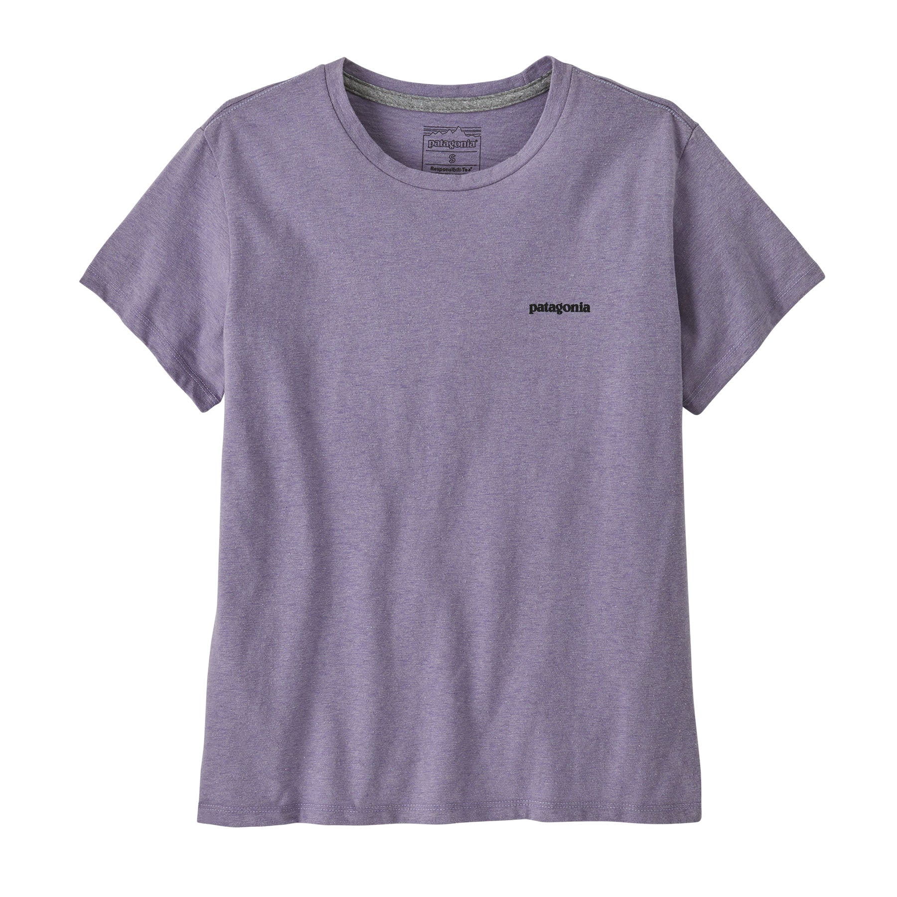 Patagonia Women's P-6 Logo Responsibili-Tee T-shirt - Concrete Purple
