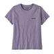 Patagonia Women's P-6 Logo Responsibili-Tee T-shirt - Concrete Purple
