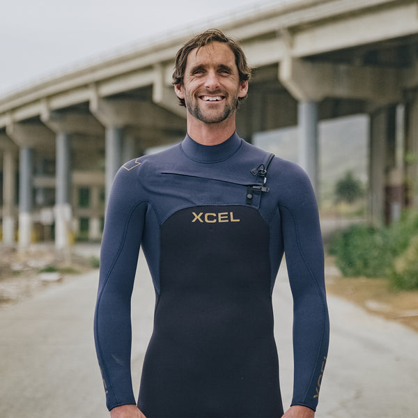 Xcel Comp+ 5/4 Men's Wetsuit - Black Blue Nights