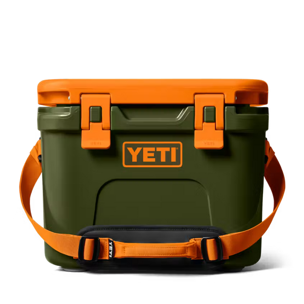 YETI ROADIE 15  COOL BOX - Olive/King Crab Orange