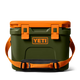 YETI ROADIE 15  COOL BOX - Olive/King Crab Orange
