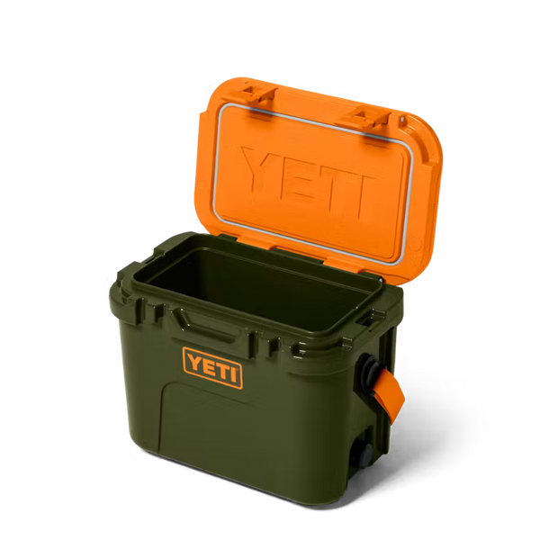 YETI ROADIE 15  COOL BOX - Olive/King Crab Orange