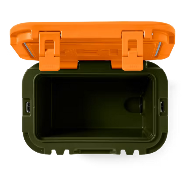 YETI ROADIE 15  COOL BOX - Olive/King Crab Orange