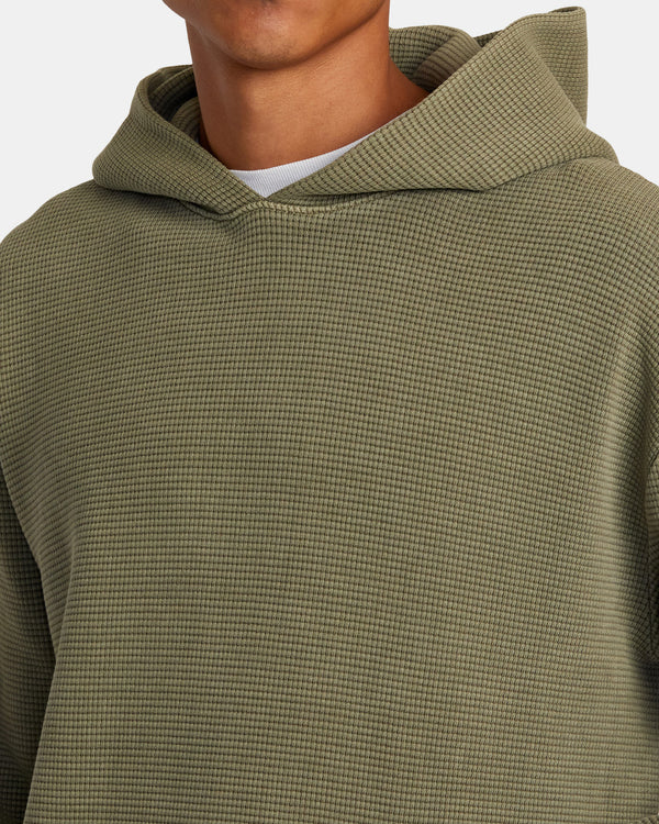RVCA Dayshift Mens Thermal Hoody - Olive