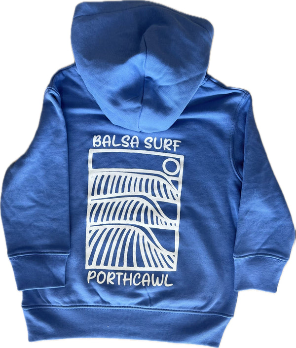 Balsa Surf & Skate Hoodies Balsa kids Set-On kids Hoodie - Bright Blue