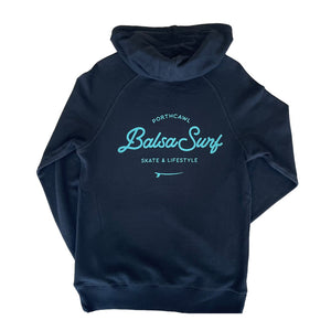 Balsa Surf & Skate Hoodies Black and Green / Small Balsa Town Black & Green Premium Hoodie Unisex