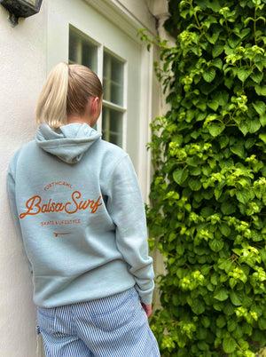 Balsa Surf & Skate Hoodies Balsa Town Smoke Blue Hoodie Unisex