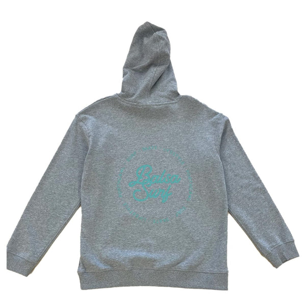 Balsa Surf & Skate Hoodies Grey and Green / X-Small Women's Balsa Surf and Skate Dot Hoodie Grey and Green