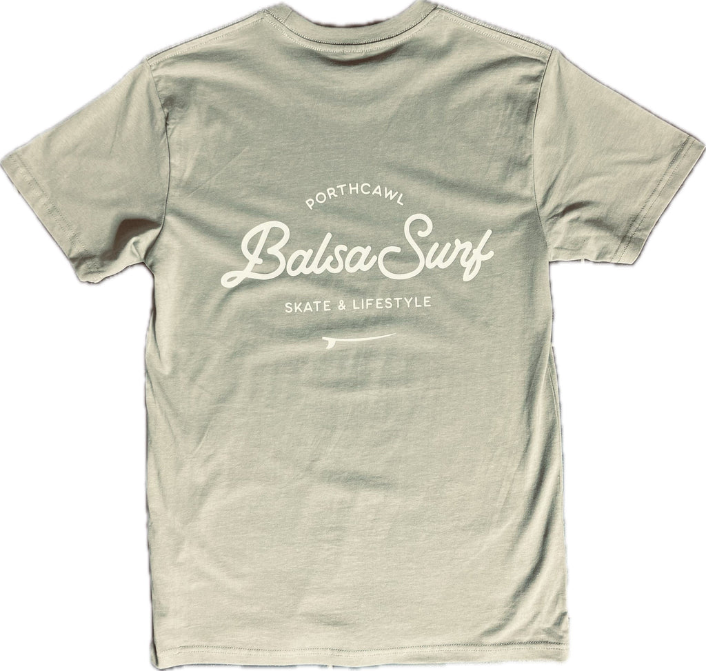 Balsa Surf & Skate T-shirt Balsa Town Organic T-shirt Eucalyptus Unisex