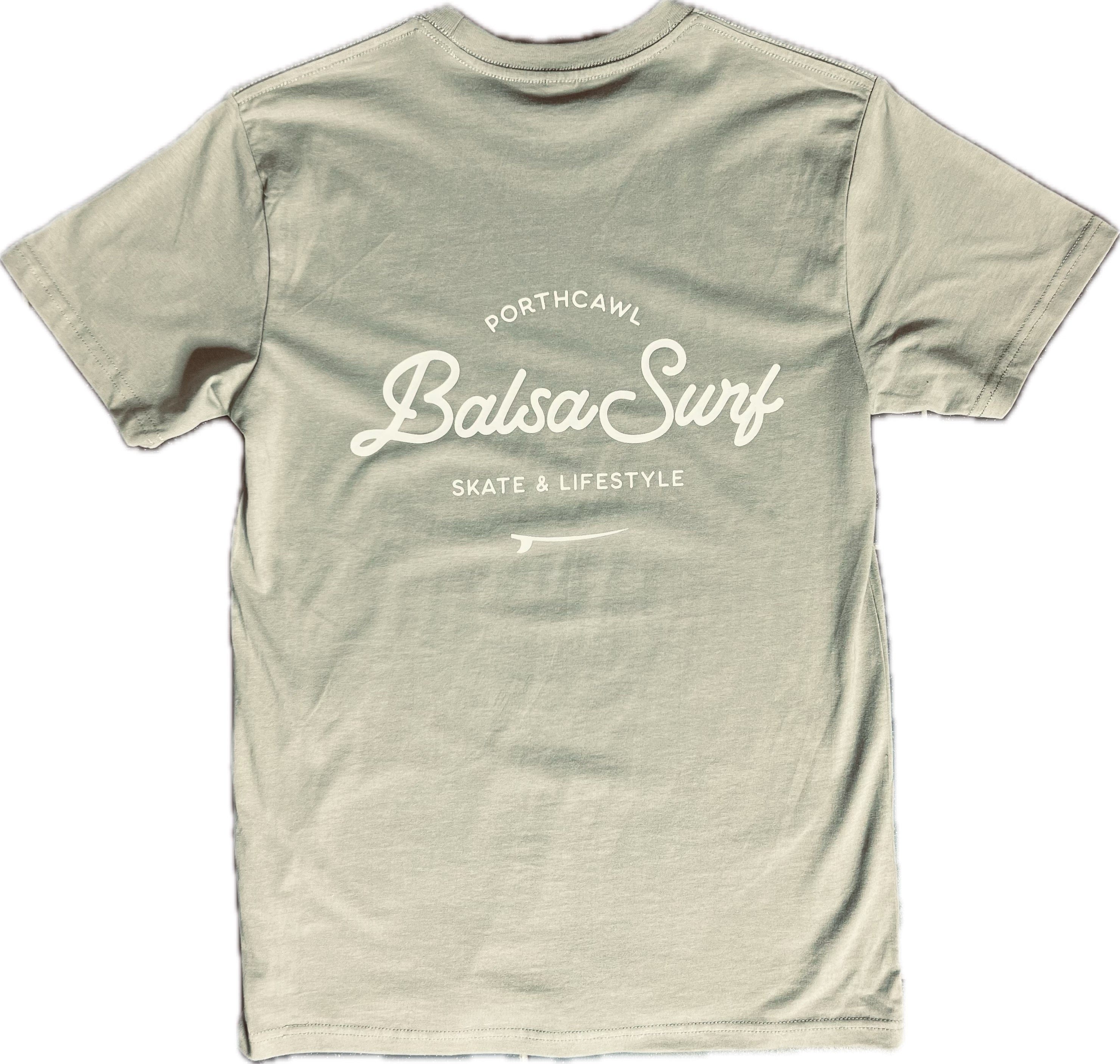 Balsa Surf & Skate T-shirt Balsa Town Organic T-shirt Eucalyptus Unisex