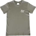 Balsa Surf & Skate T-shirt Small Mens / Medium Womens Balsa Town Organic T-shirt Granite Grey and White Unisex