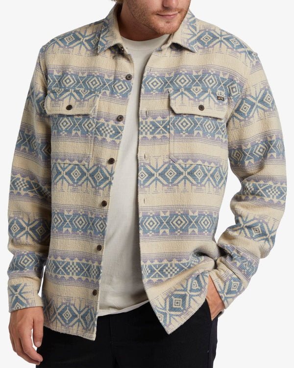 Billabong Shirt BIllabong Offshore Jacquard Flannel - Taupe