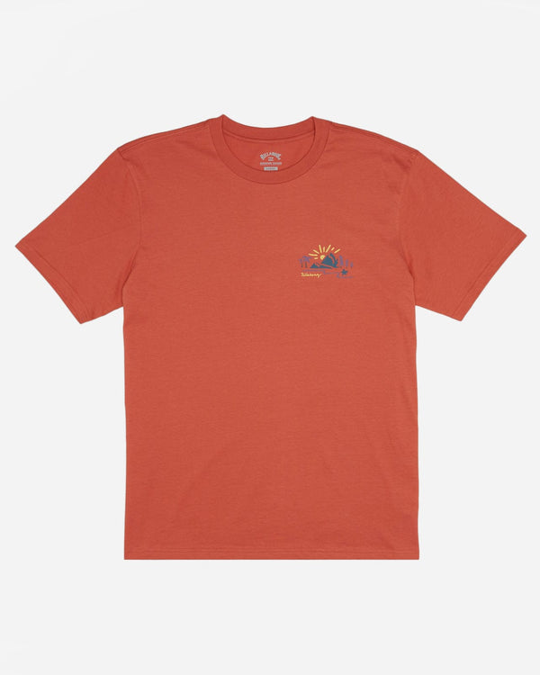 Billabong T-shirt Small Billabong Panorama T-shirt - Coral