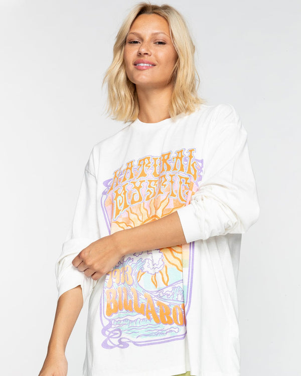 Billabong Tops Billabong Mystic Long Sleeve T-shirt - Salt Crystal