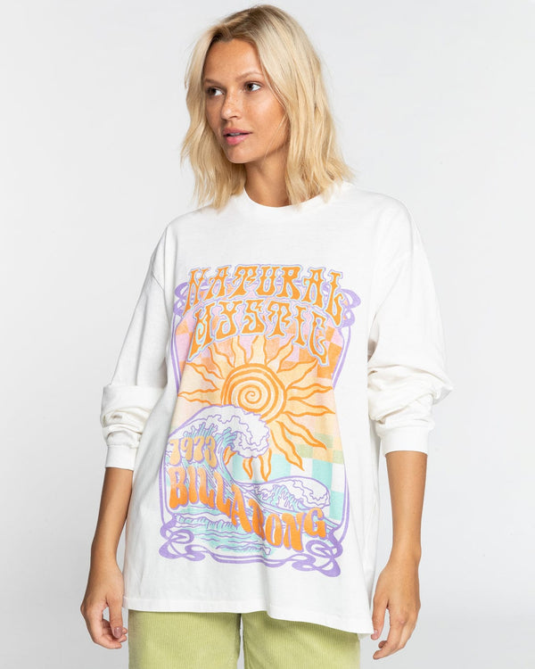 Billabong Tops XS Billabong Mystic Long Sleeve T-shirt - Salt Crystal