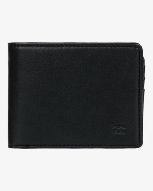 Billabong Wallet Billabong Vacant Leather Wallet- Black