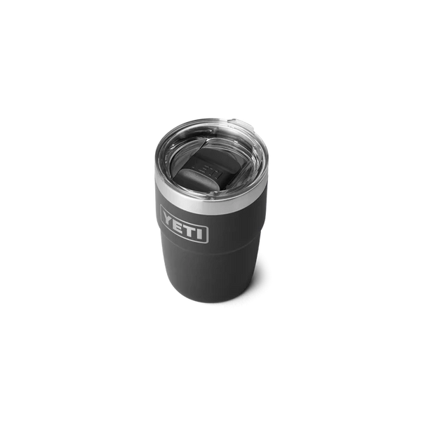 YETI RAMBLER 8 OZ STACKABLE CUP -  BLACK