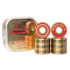 Bronson Speed Co Bearings Bronson Speed Co. Bearings - Eric Dressen Pro G3 Gold 8 MM