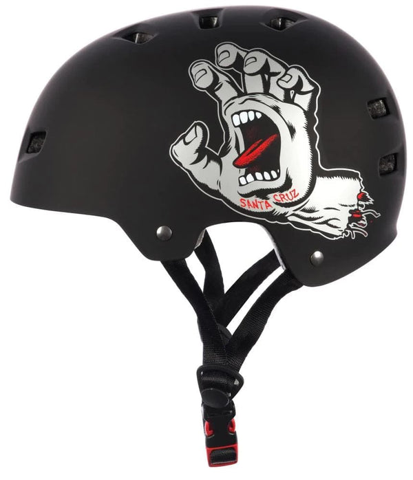 Bullet Helmet Santa Cruz Bullet Helmet Screaming Hand Adult Matte Black