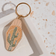 Cai & Jo Cactus Enamel Keychain