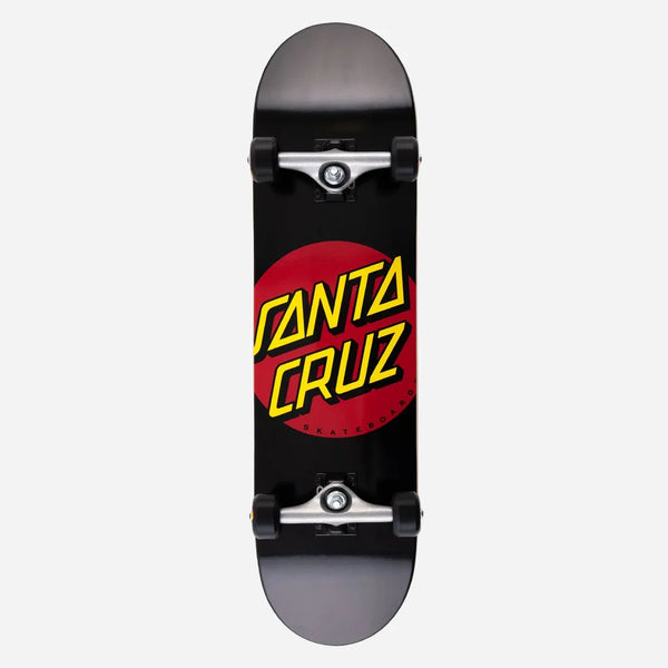 Santa Cruz Classic Dot Full Complete Skateboard 8" x 31.25" - Black