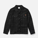 Rhythm Cord Check Overshirt - Black