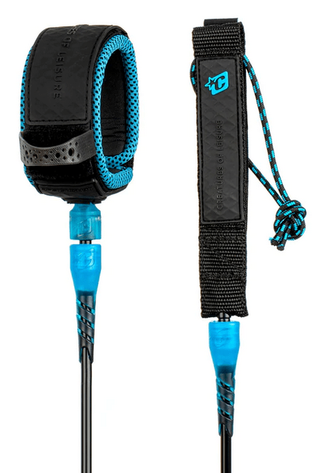 Creatures of Leisure 6' Leash Reliance Pro 6 leash - Cyan Black