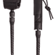 Creatures of Leisure Superlite 9ft Ankle Longboard Leash - Black Silver