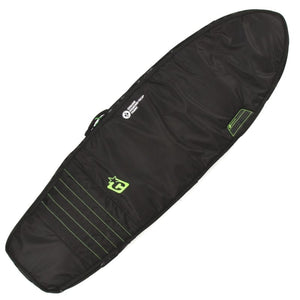 Creatures of Leisure Boardbag Fish Double Boardbag 6'7 - Black Lime