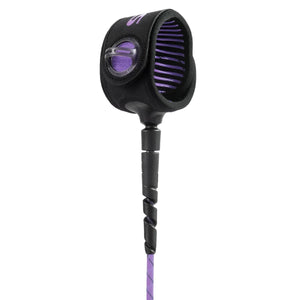 FCS 6' Leash FCS Freedom Helix 6’ All Round Leash Black/Purple