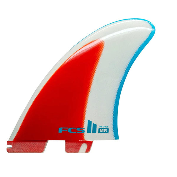 FCS Fins FCS II MARK RICHARDS FREERIDE PG TWIN FINS BLUE/RED/WHITE