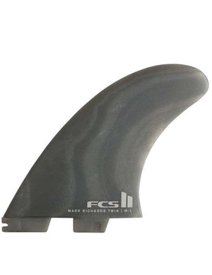 FCS Fins FCS II Mark Richards Twin + Stabiliser Fins Smoke Swirl