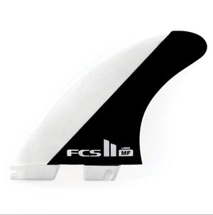 FCS Fins FCS II Mick Fanning Neo Carbon Tri Fins Large Black/White